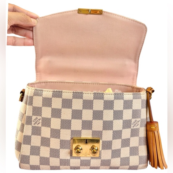 158 Preloved  Louis Vuitton LV Croisette in Damier Azure - Picture 7 of 11